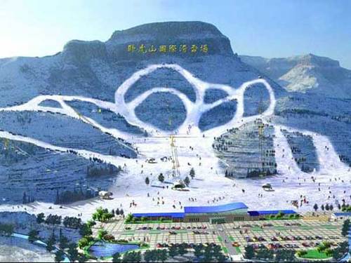 济南卧虎山滑雪场 济南卧虎山滑雪场